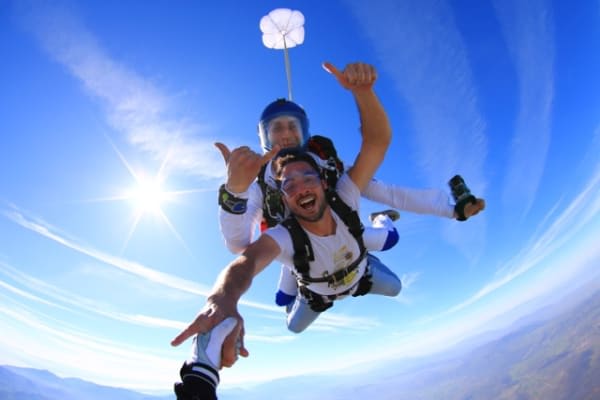 Skydiving in Athens