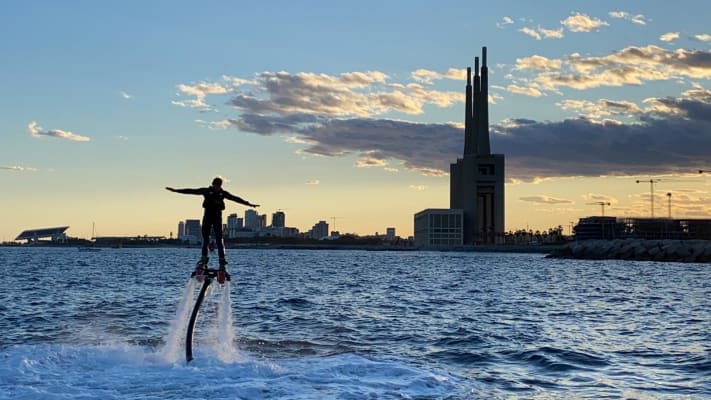 flyboard in Barcelona