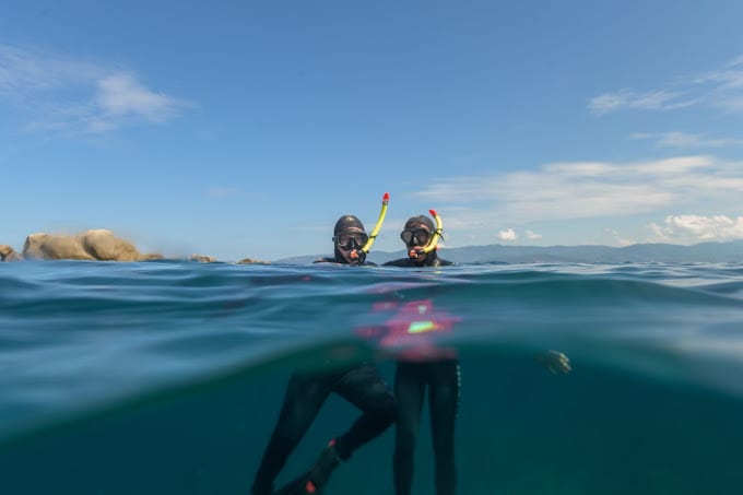 Snorkeling excursion in Propriano, Corsica