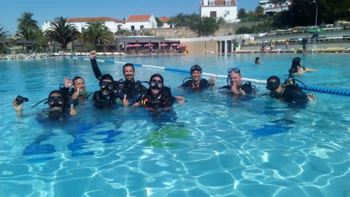 cours PADI à Faial