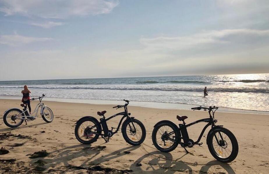 Fat bike sur les plages de Charente