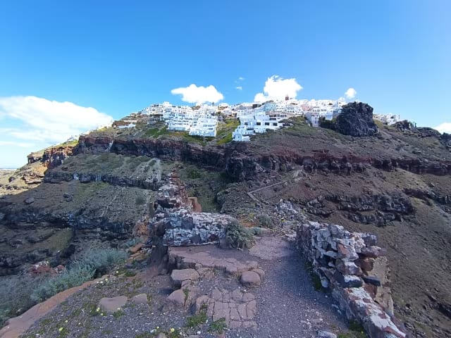 Festung Skaros auf Santorin