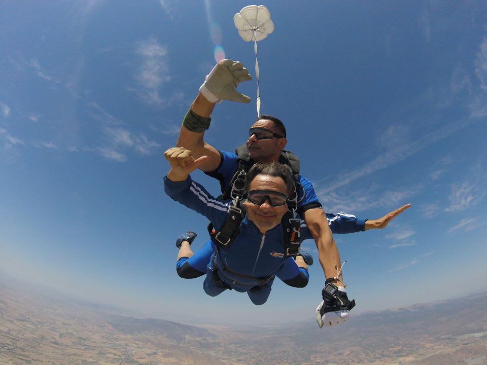 Salto en paracaidas en Murcia