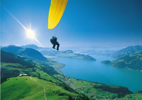 Gleitschirmfliegen in Luzern
