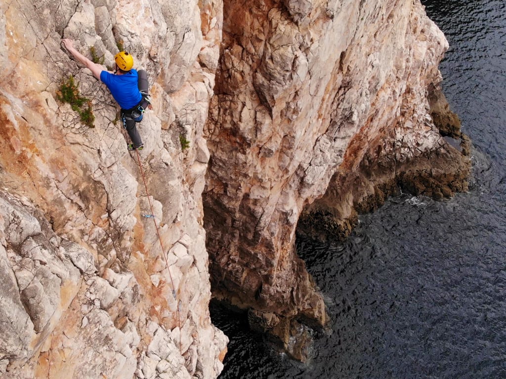 Rock climbing