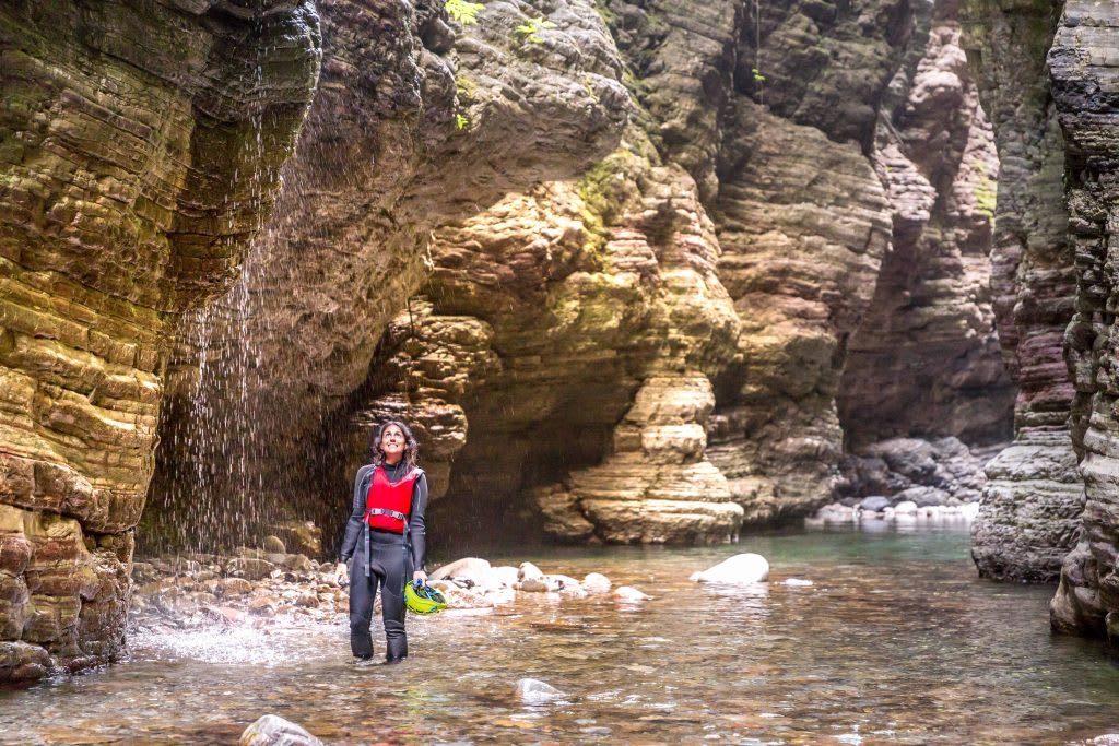 Flusswandern in der Nähe der Cinque Terre