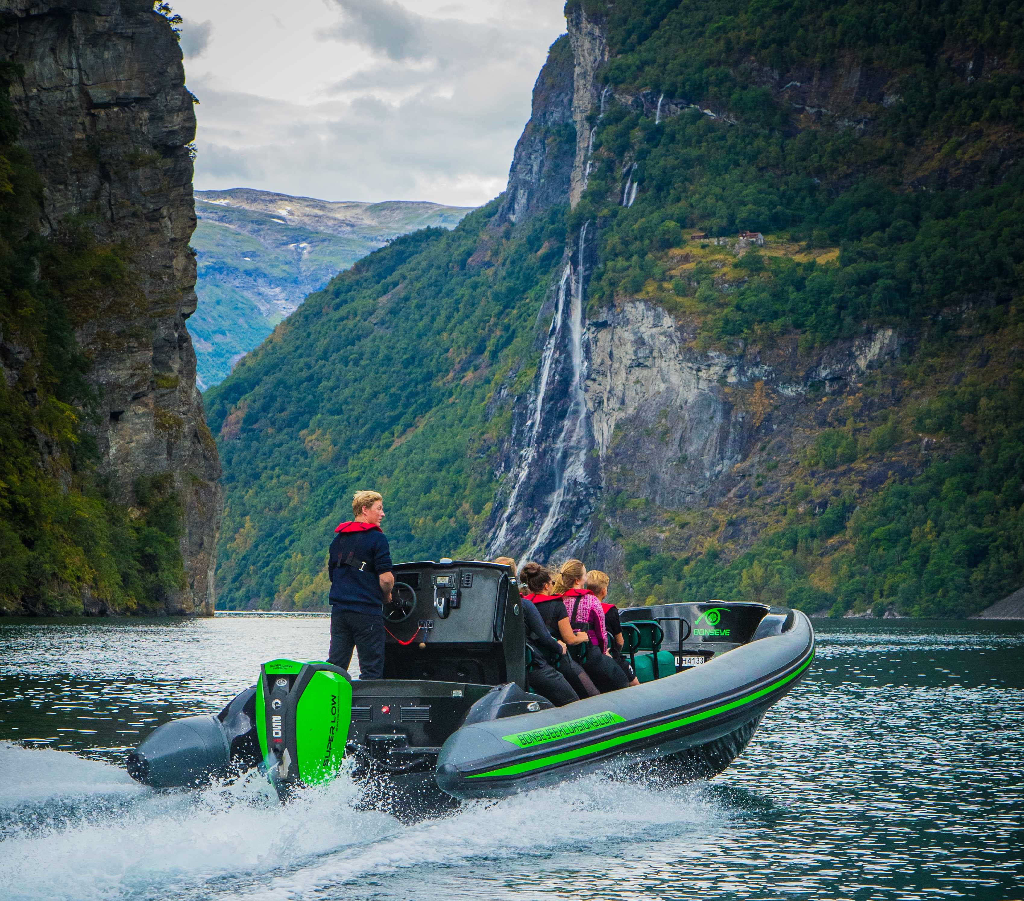 RIB Boat Excursion In Geirangerfjord From Geiranger Manawa