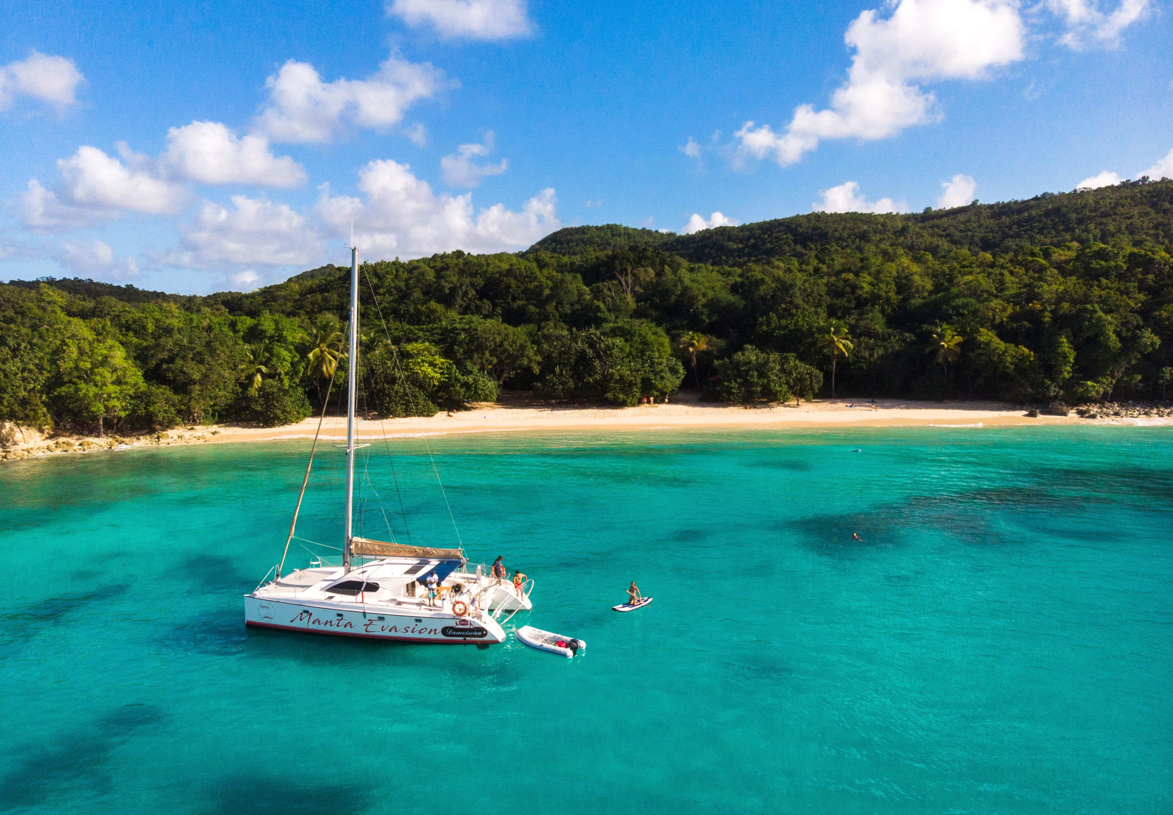 Excursion En Catamaran Marie Galante Depuis Sainte Anne Guadeloupe 