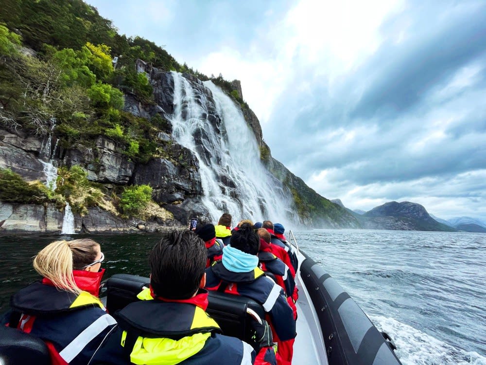 RIB Safari In Lysefjord Pulpit Rock From Stavanger Manawa