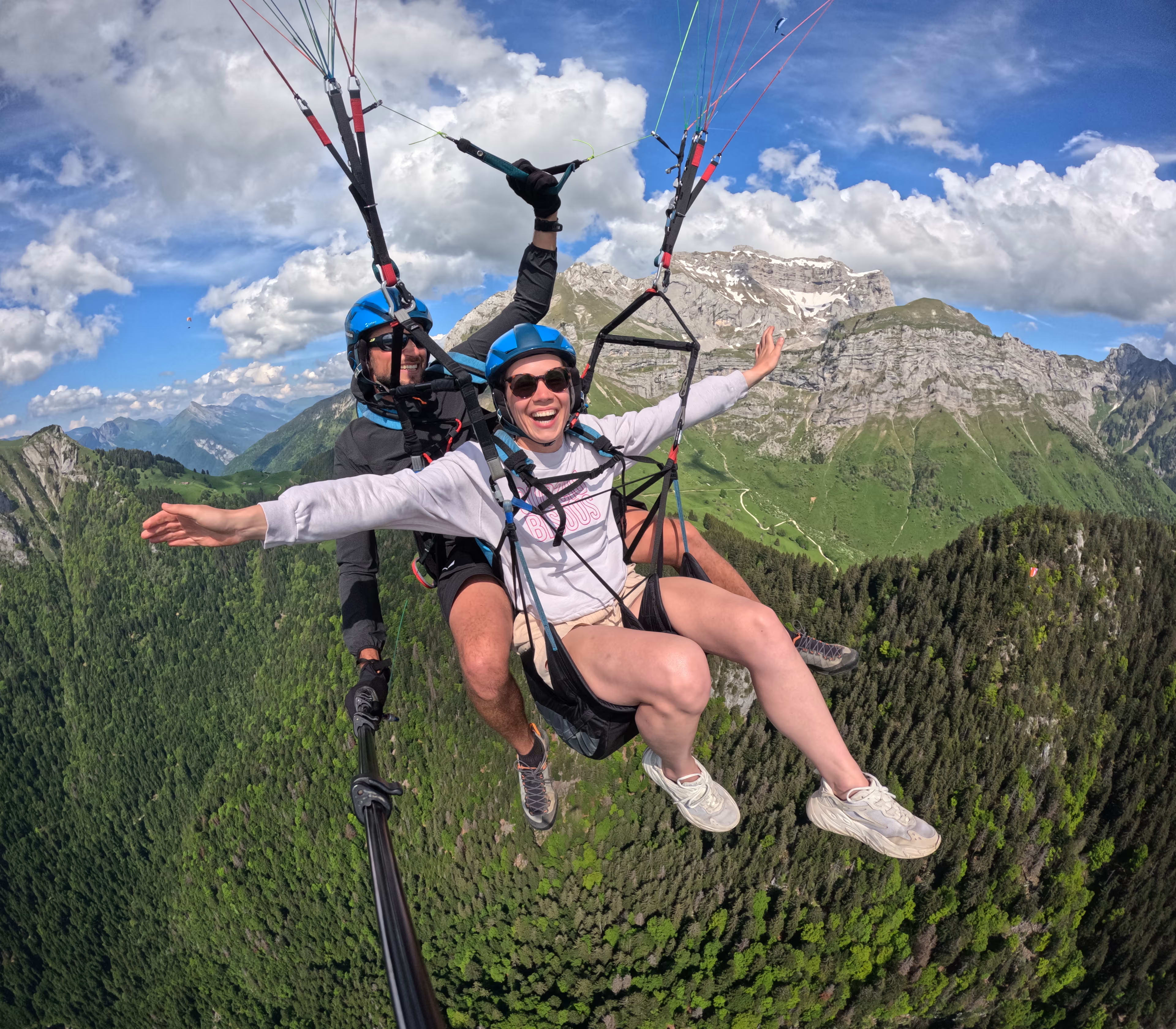 Gleitschirmtaufe - Tandemflug