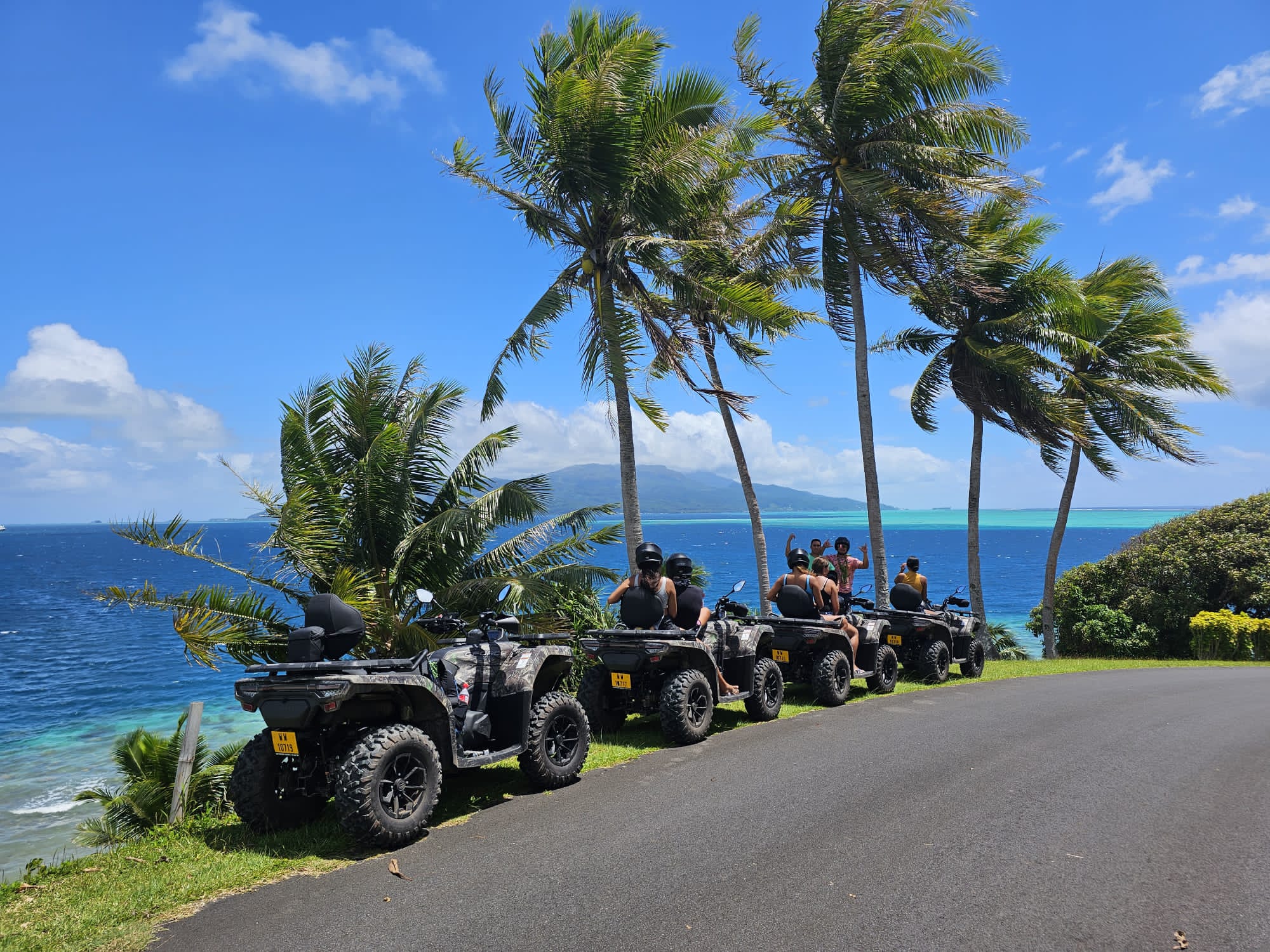 Quad-Ausflug auf die Insel Taha'a
