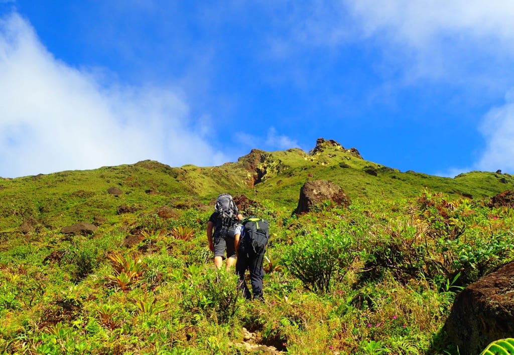 Randonnée sur le volcan de la Soufrière en Guadeloupe