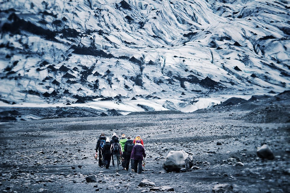 Randonnée glaciaire
