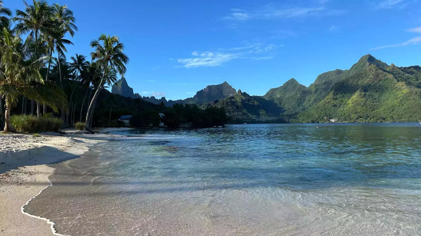 French Polynesia landscape