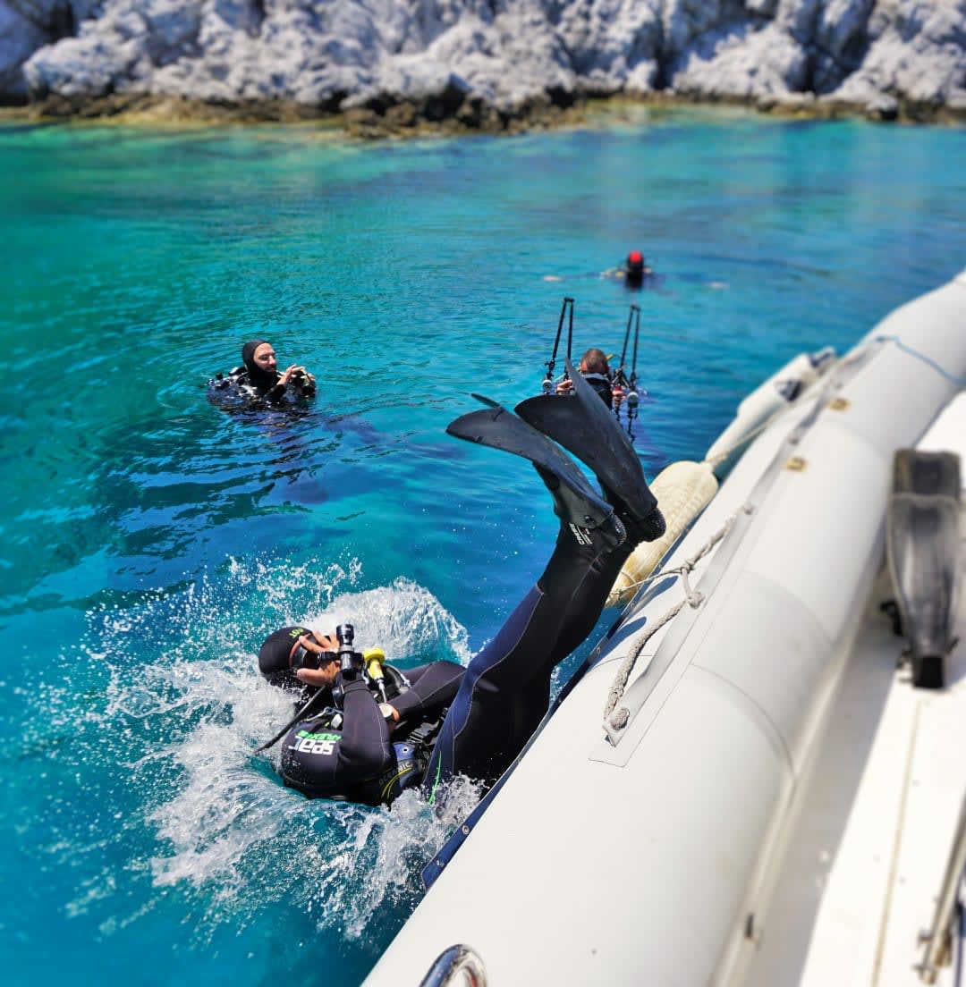 Boat Dive in St. Peter's Reef from Alonissos
