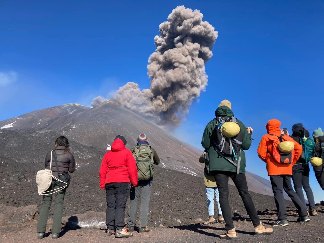 Hiking on Mount Etna