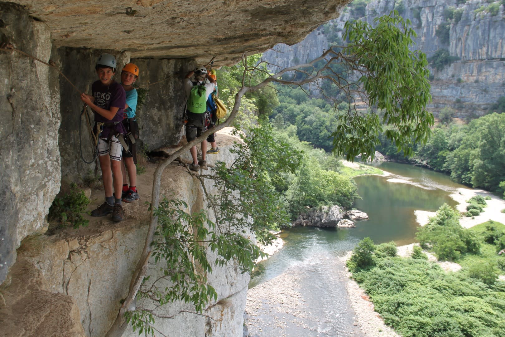 Via Ferrata at Cirque d'Endieu, Ardèche