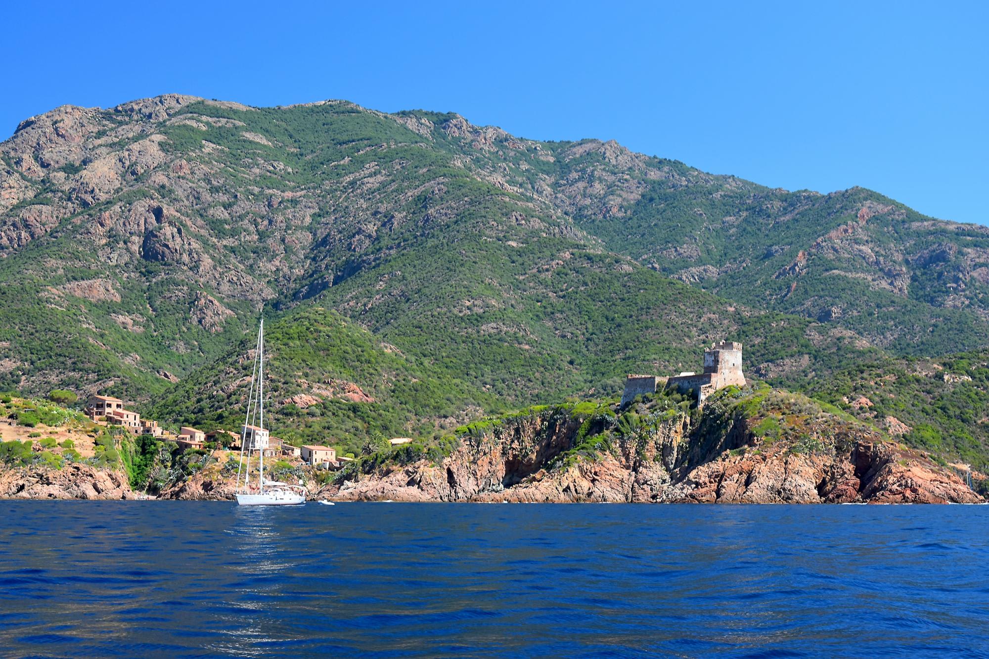 balade en bateau en Corse