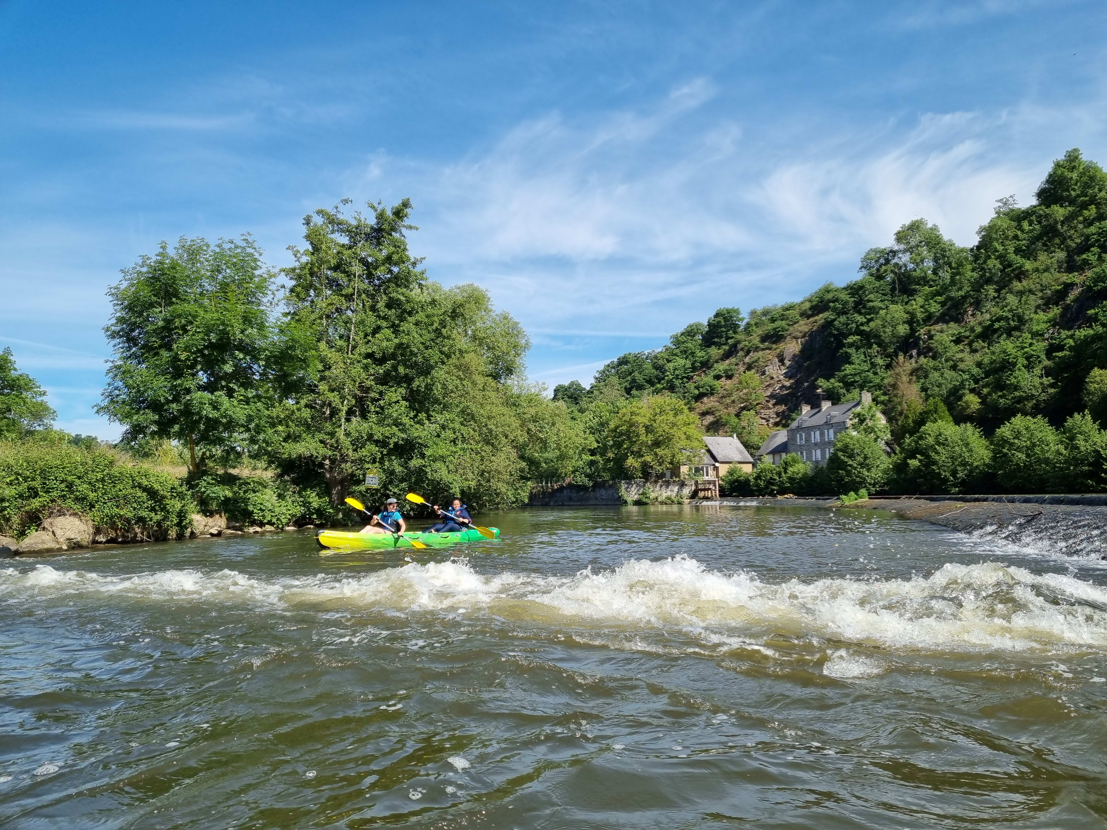 canoeing on the Orne