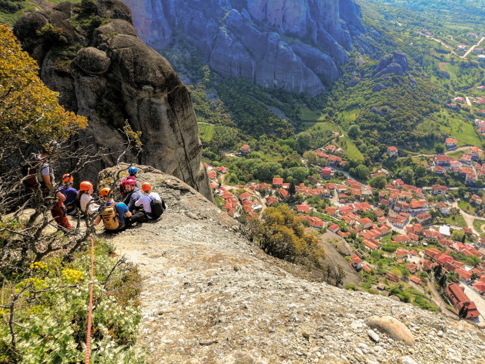 Conquering the Great Saint Via Ferrata in Meteora Manawa