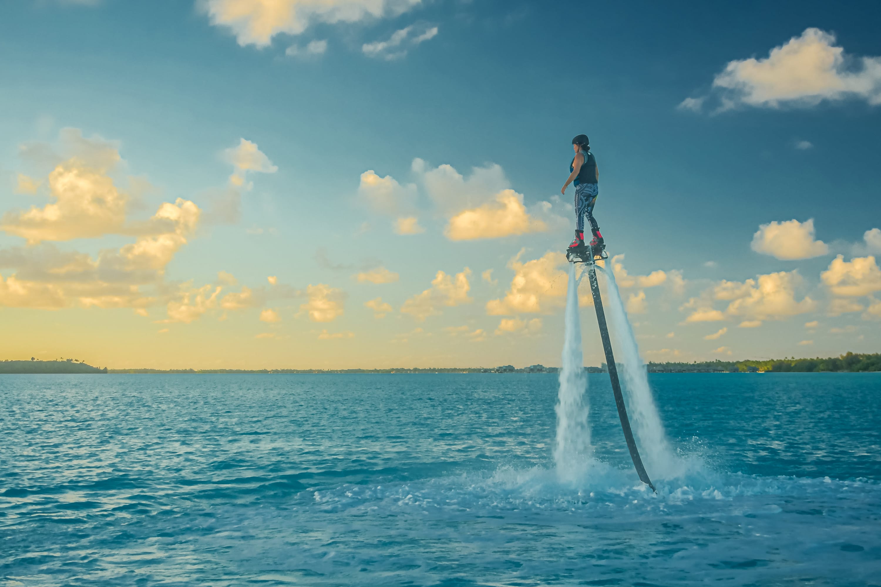 Flyboarding in Bora Bora 