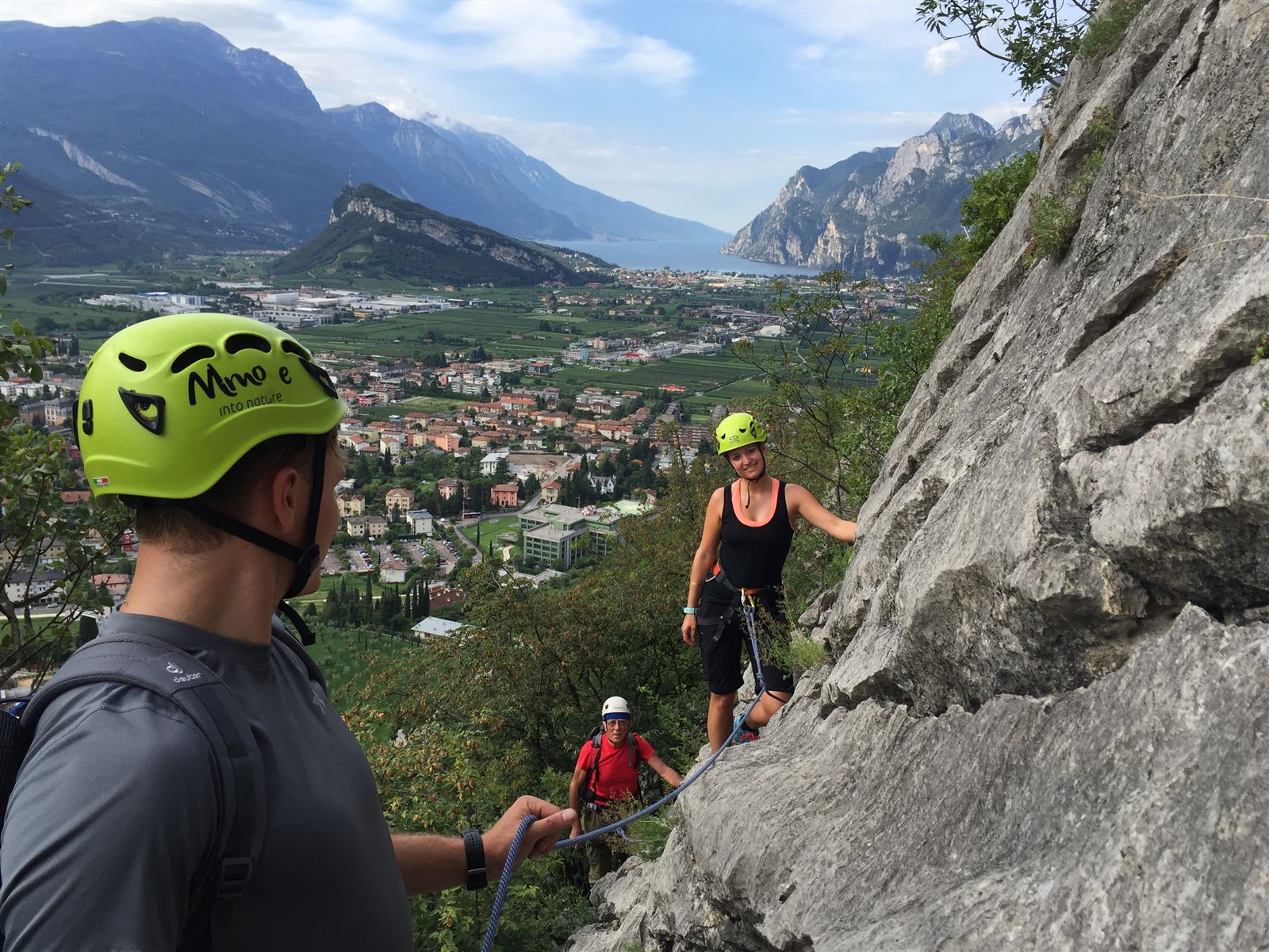 Via Ferrata 92° Congresso with view on Lake Garda