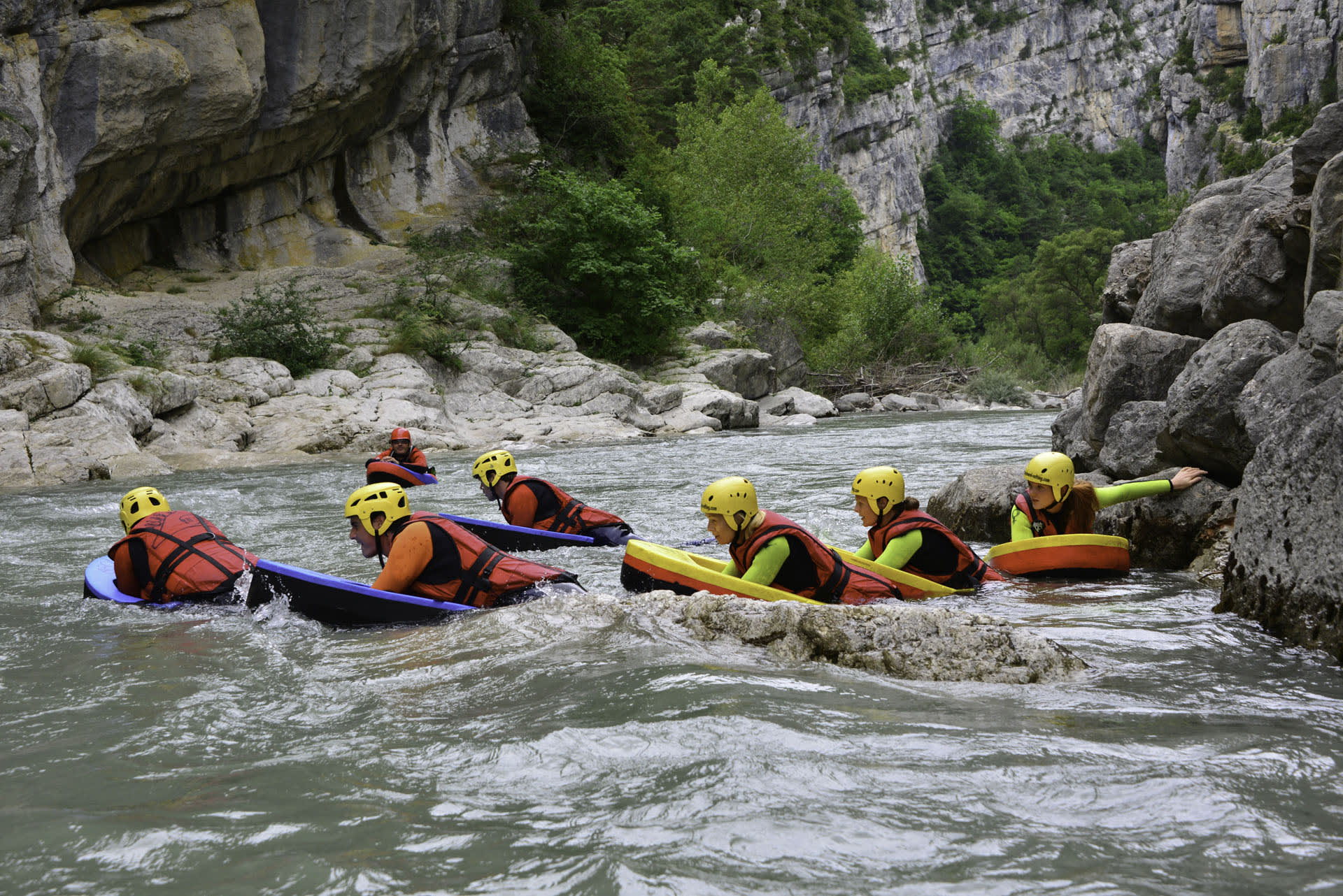 Hydrospeed / riverboarding in the Verdon river