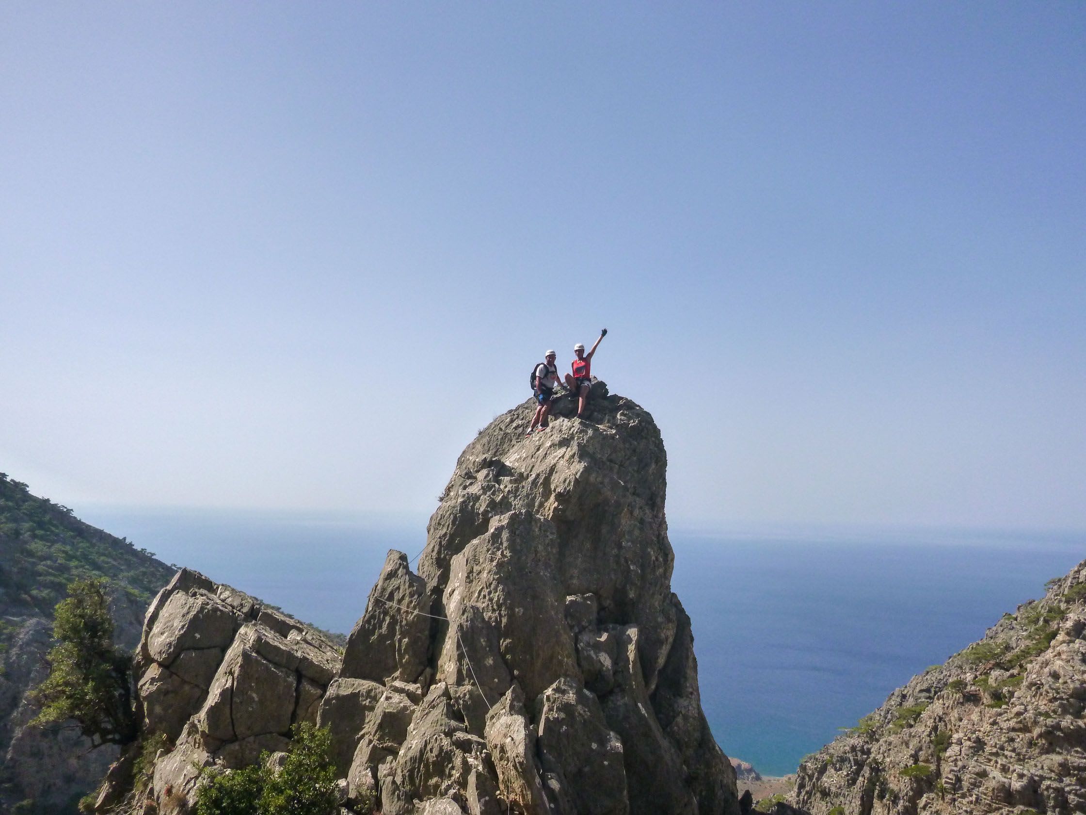 Klettersteig in den Asterousia-Bergen von Heraklion aus