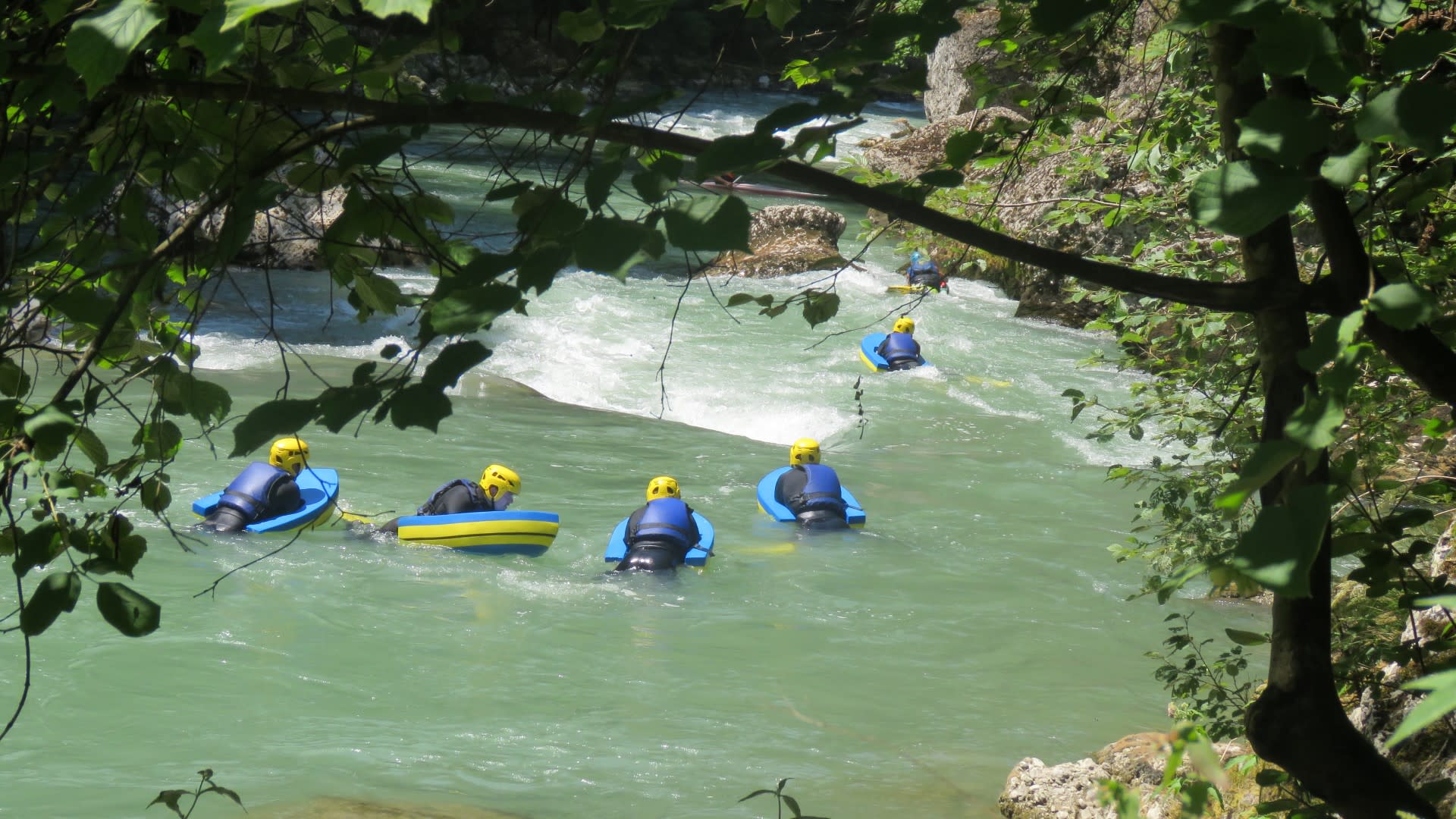 Hydrospeed down the River Dranse in Thonon-les-Bains