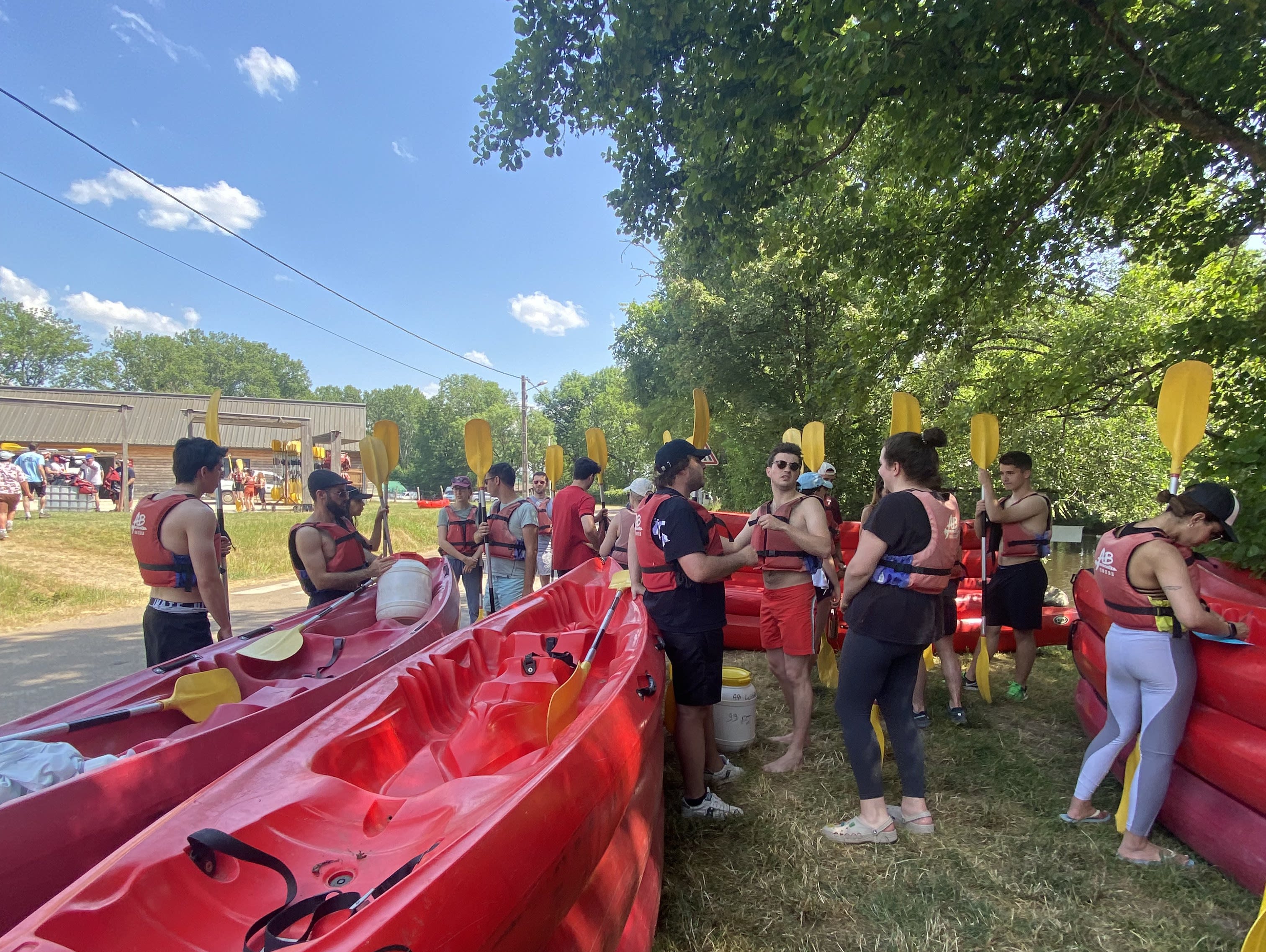 The Manawa kayaking team