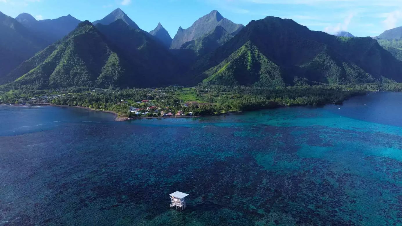 French Polynesia landscape