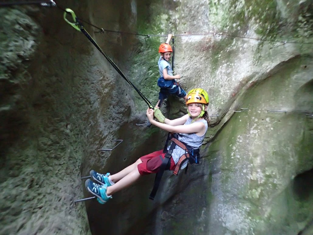 Klettersteig Rio Sallagoni im Sarcatal