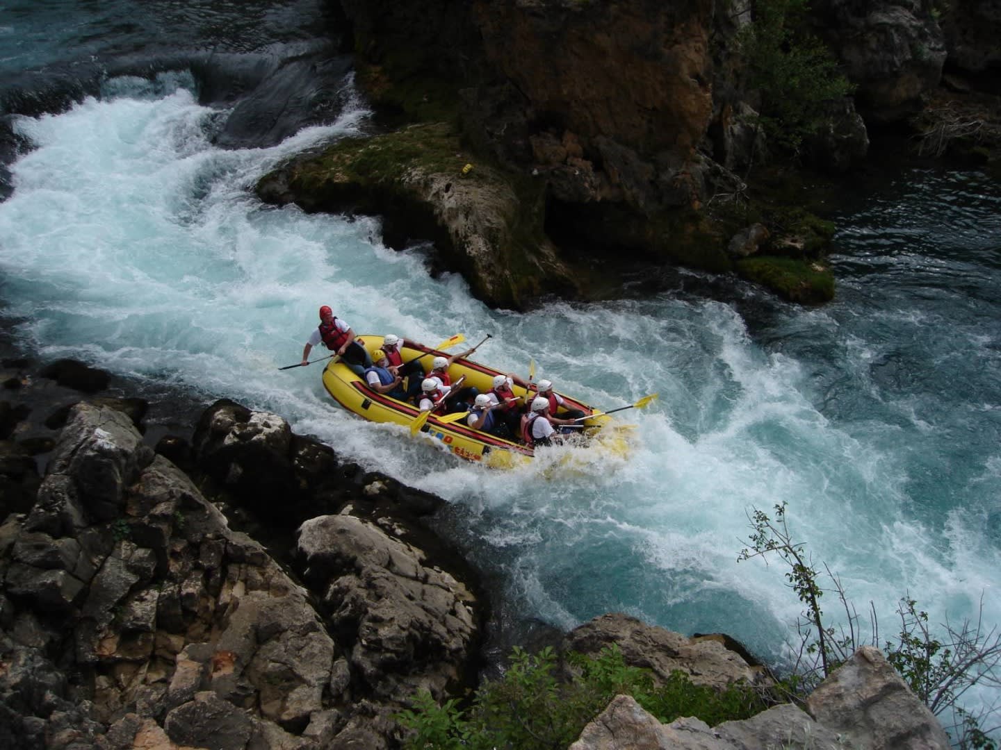 Rafting down the Kastel Zegarski