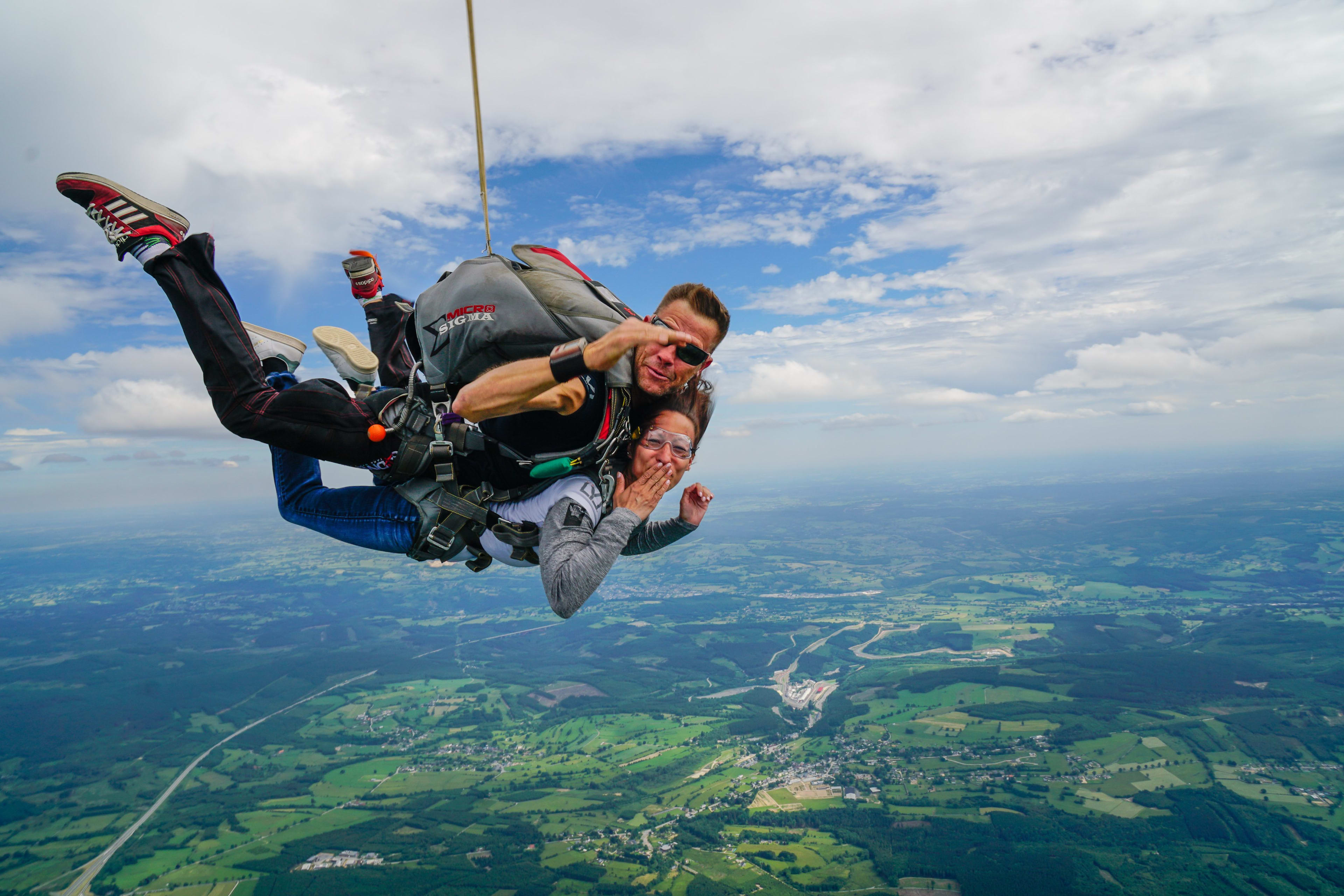 Skydiving in Spa, Belgium