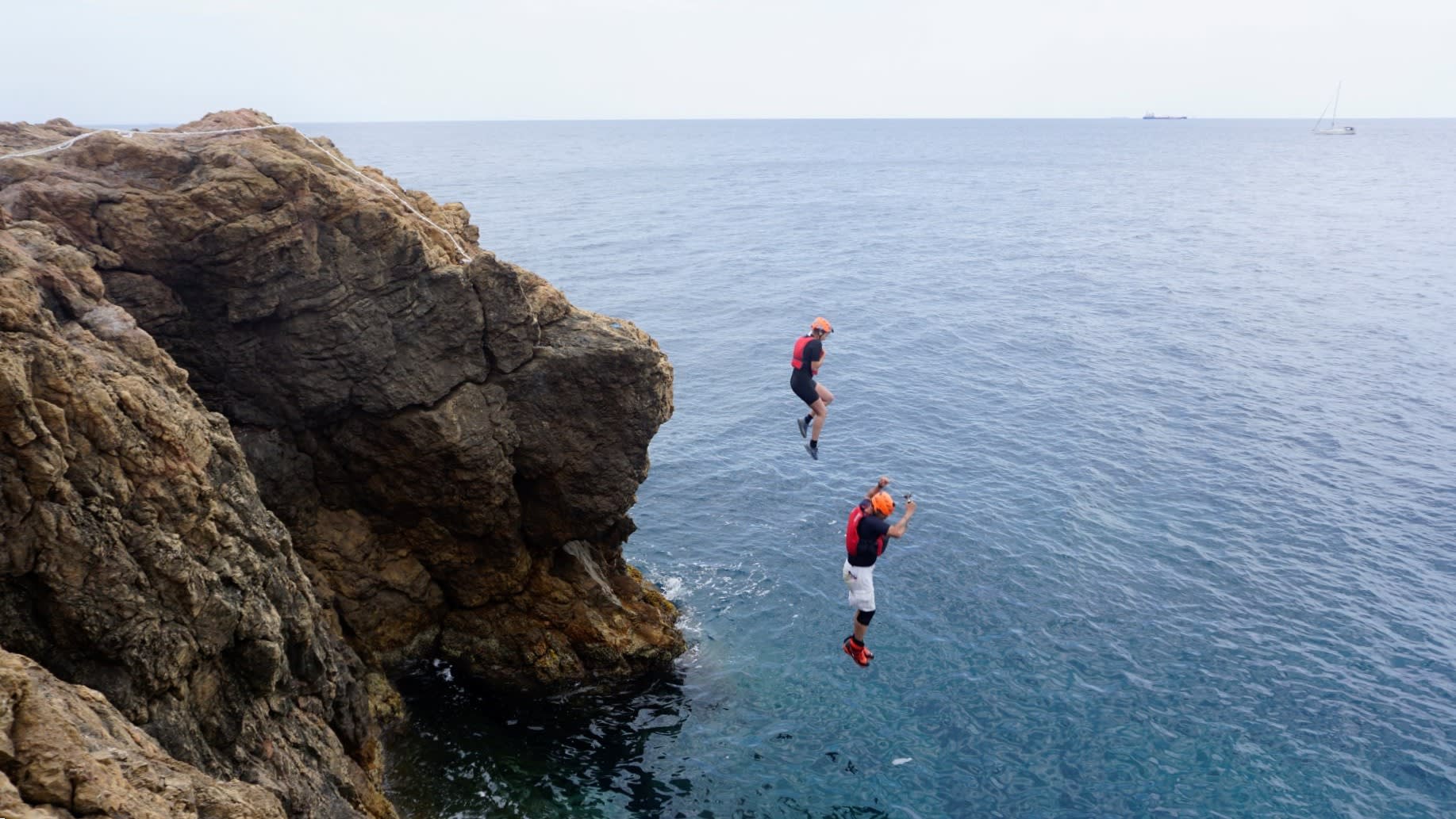 Coasteering Parc national de Sounion, Grèce