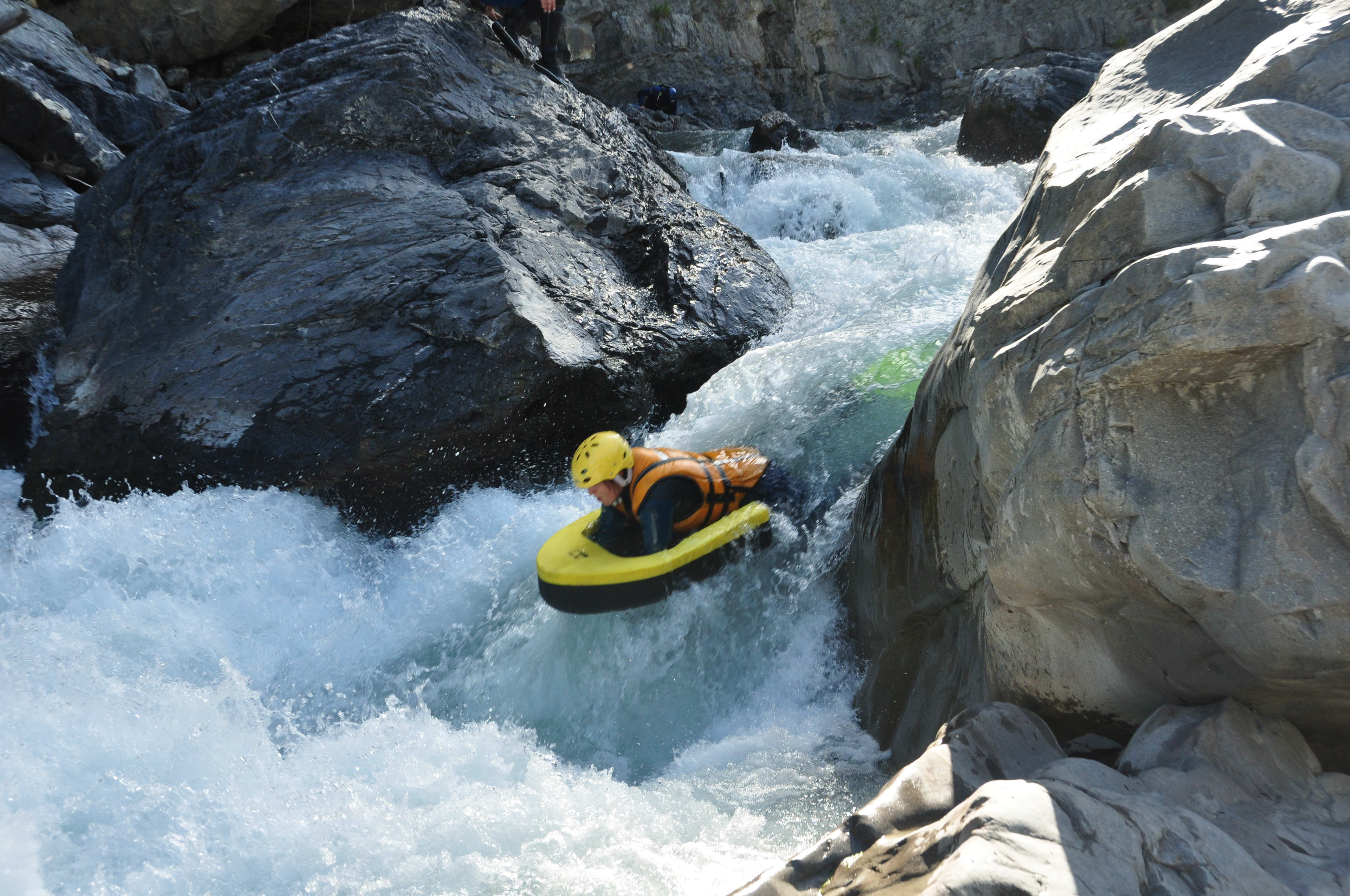 Hydrospeed down the Ubaye near Barcelonnette
