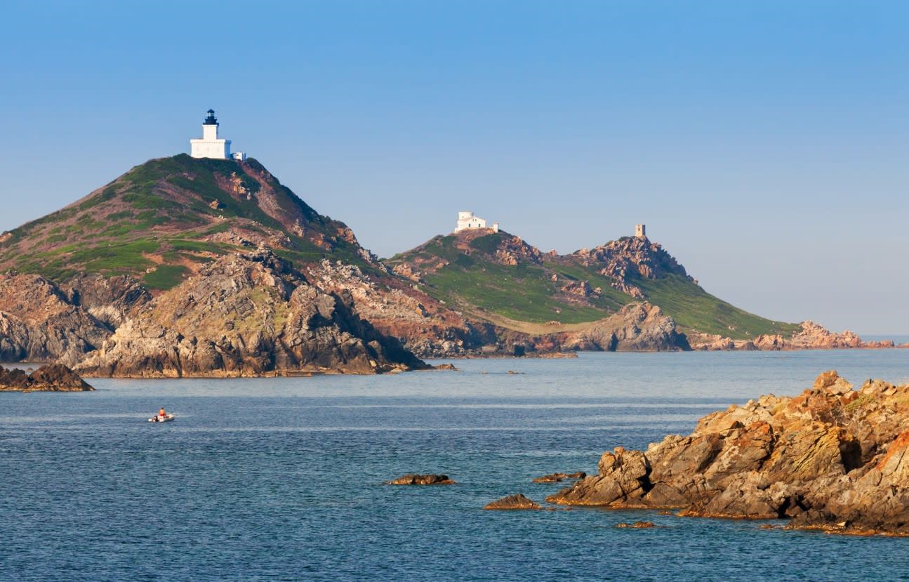 Excursión en barco a las islas Sanguinarias del golfo de Ajaccio