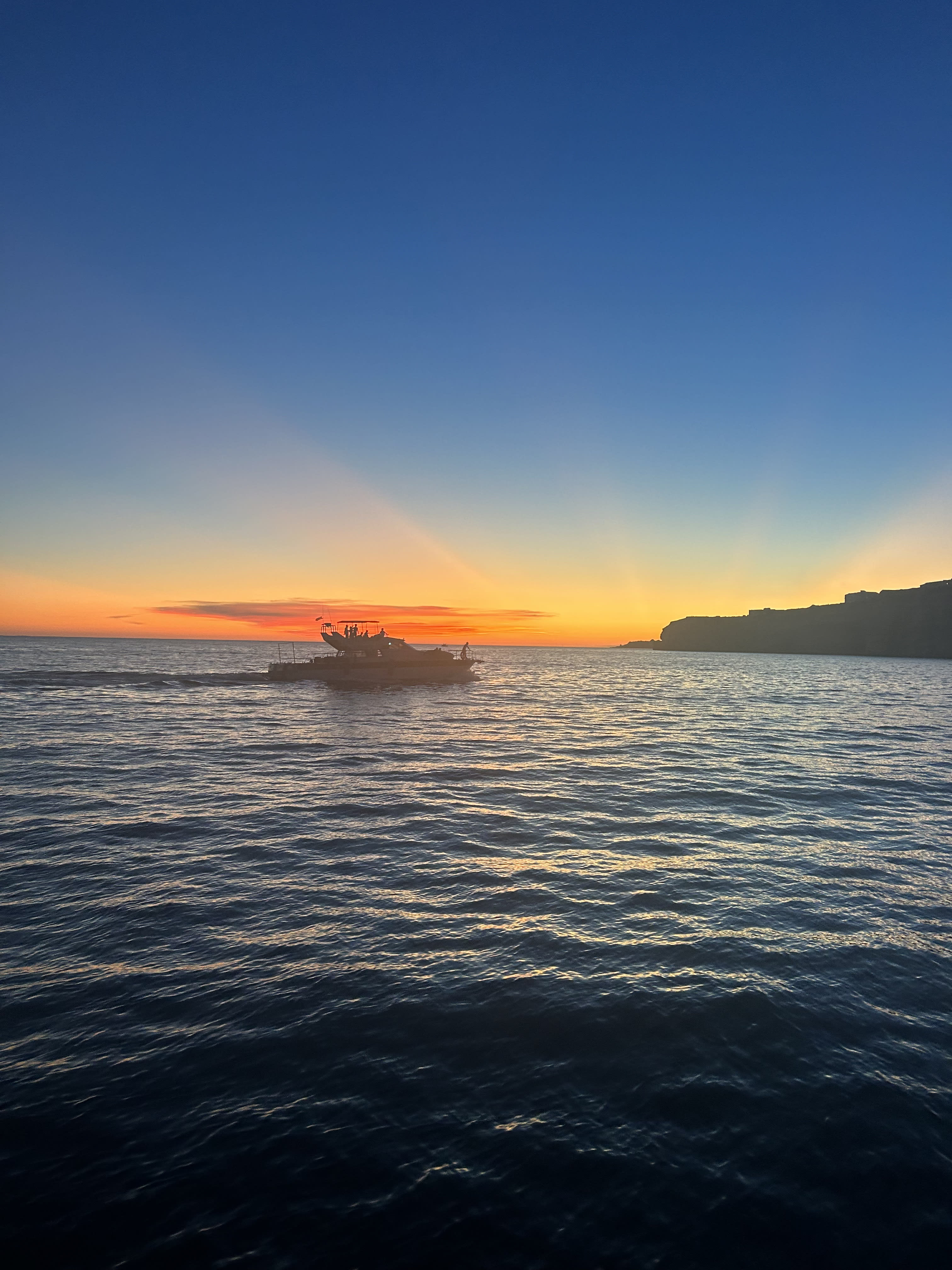 Excursion en catamaran à Bonifacio au coucher de soleil