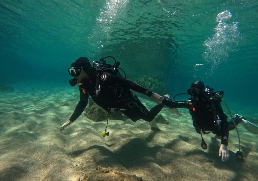 First dive experience in Propriano, Corsica