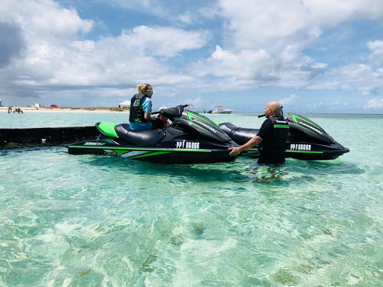 Initiation au jet ski au Gosier, Guadeloupe