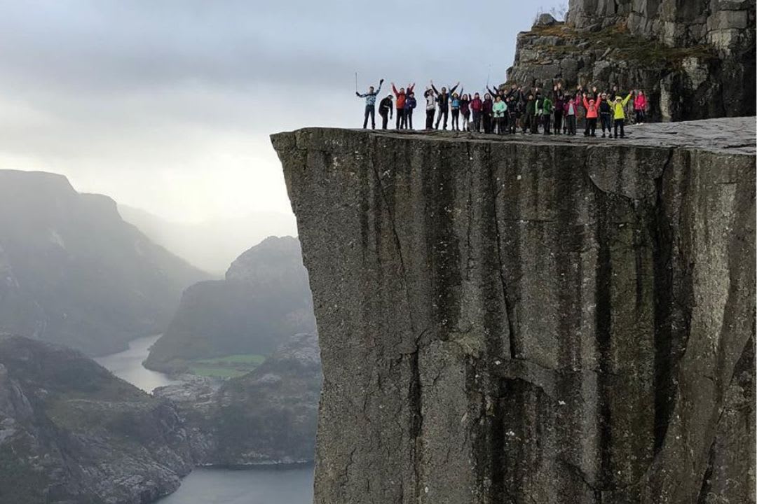 Summit Hike to Pulpit Rock in Lysefjorden from Stavanger