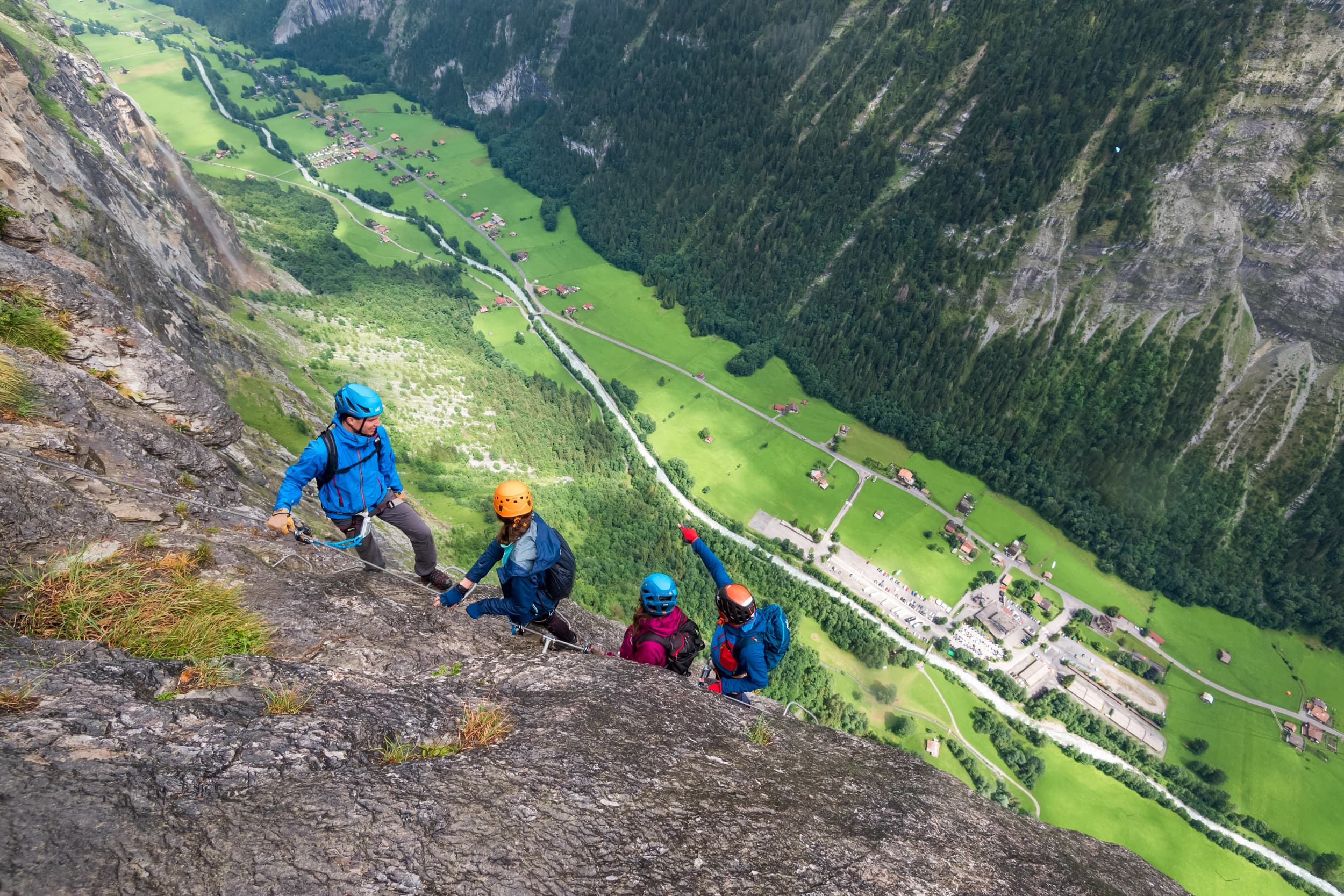 Vía Ferrata cerca de Mürren