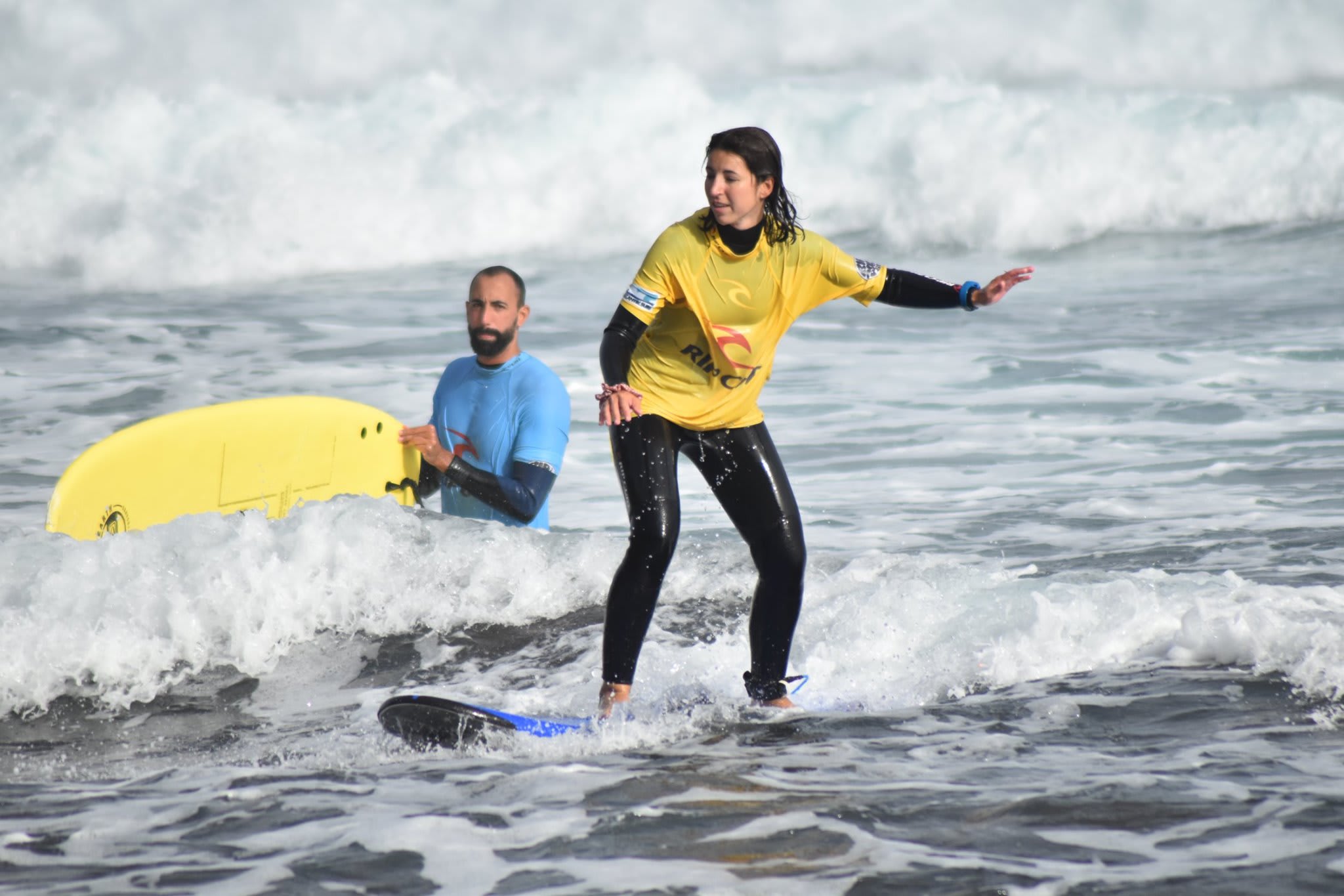Clases de surf en Puerto de la Cruz