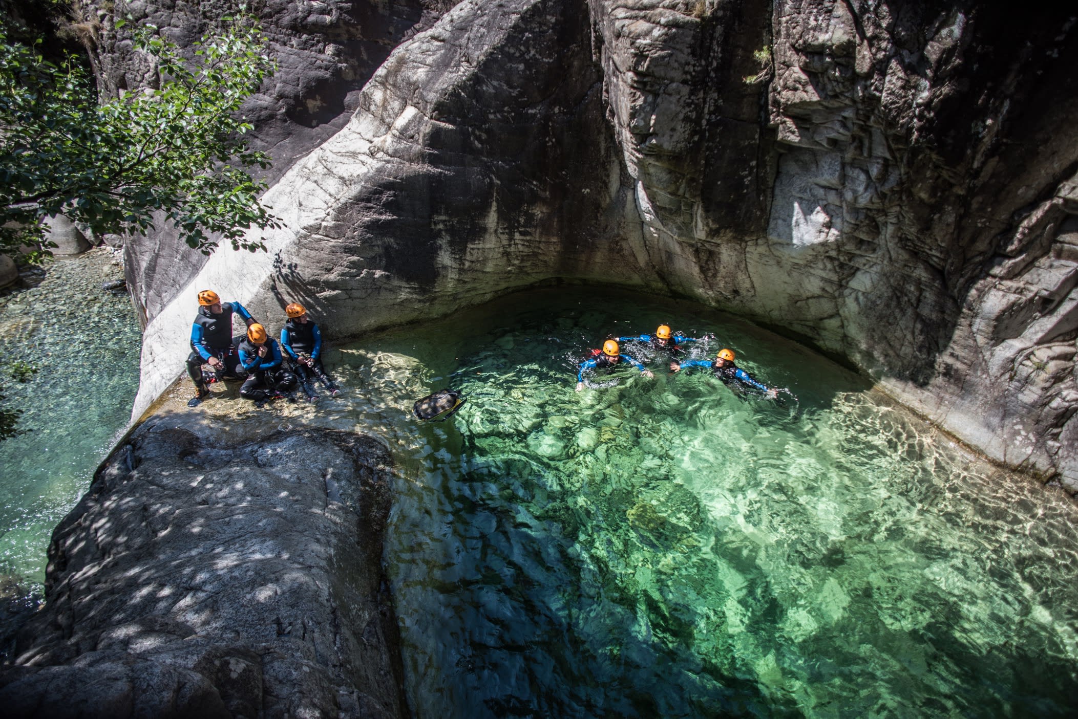 Richiusa Canyon in Bocognano, near Ajaccio