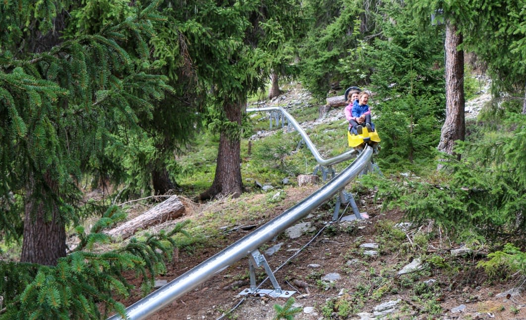 Schlittenfahren in Savoyen