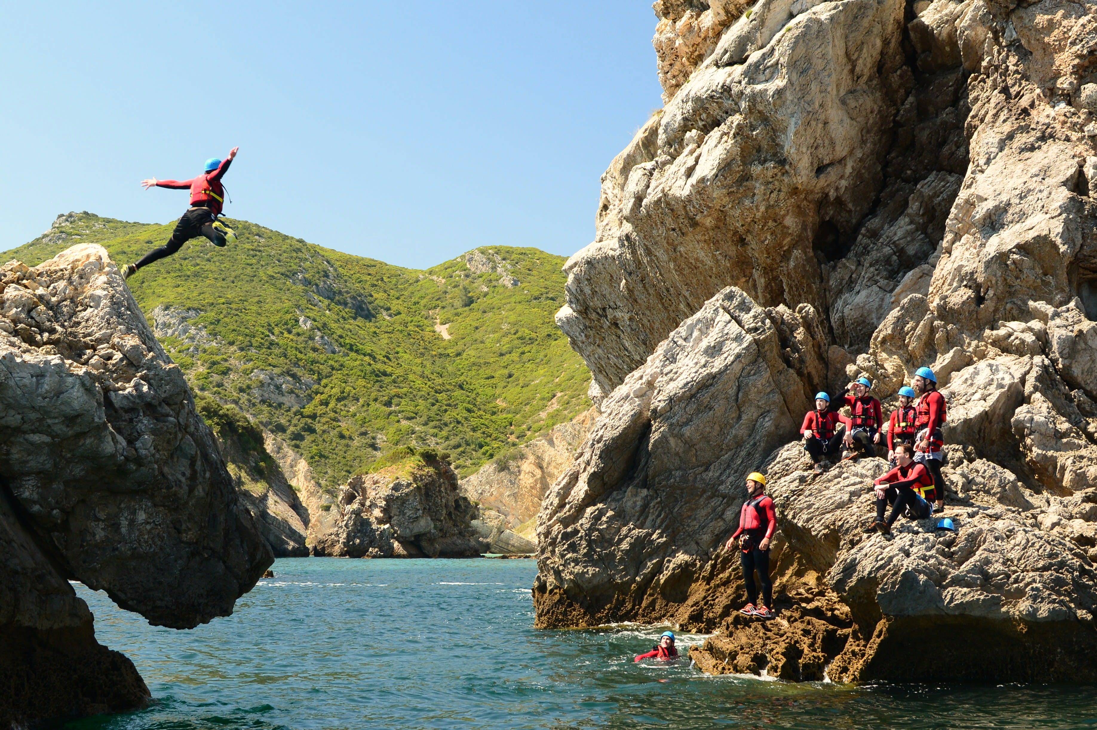 Coasteering im Naturpark Arrabida