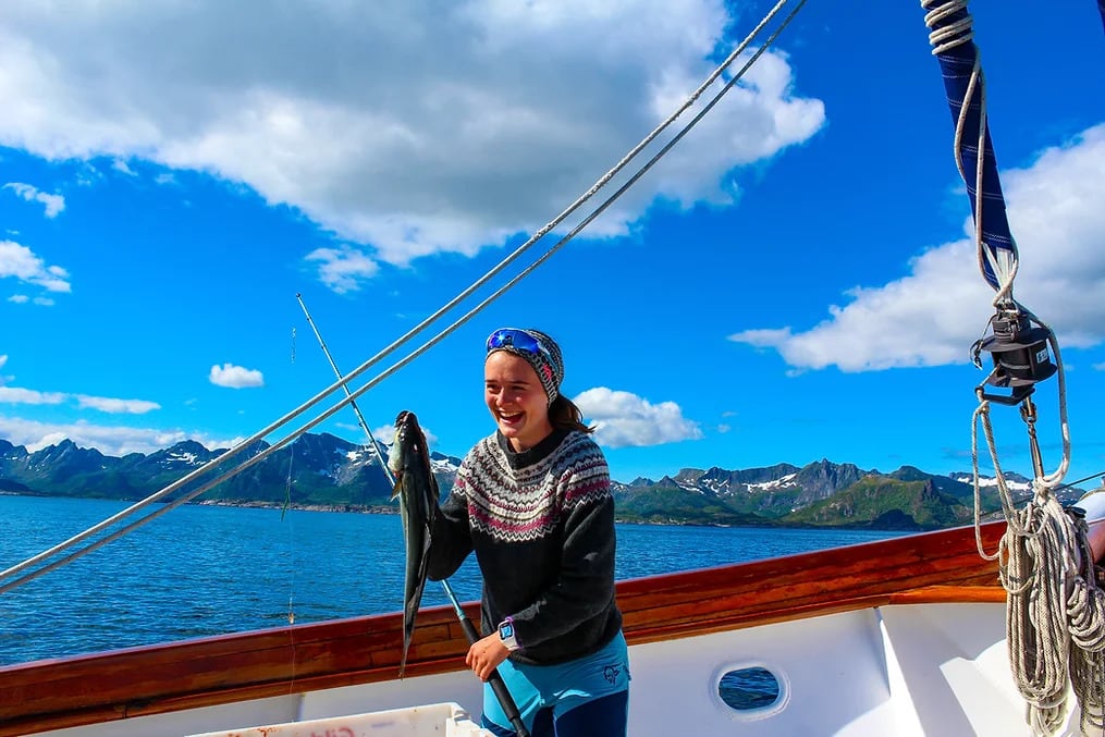 Pesca y crucero por los fiordos de Lofoten desde Svolvær