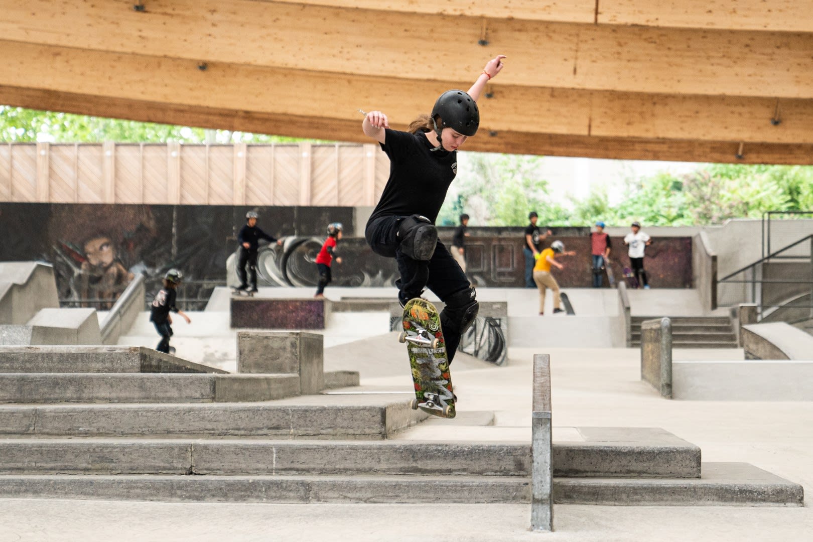 Skateboarding in Paris 18