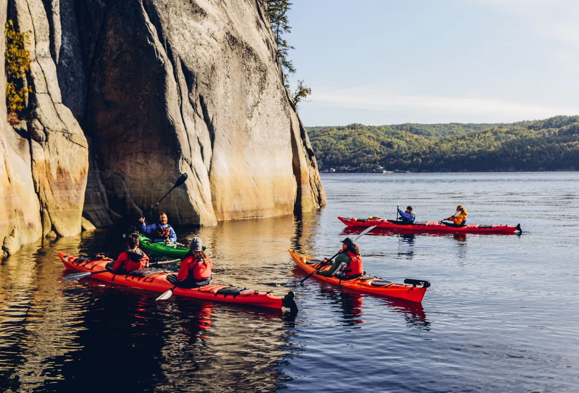 Kayak de mer au Québec