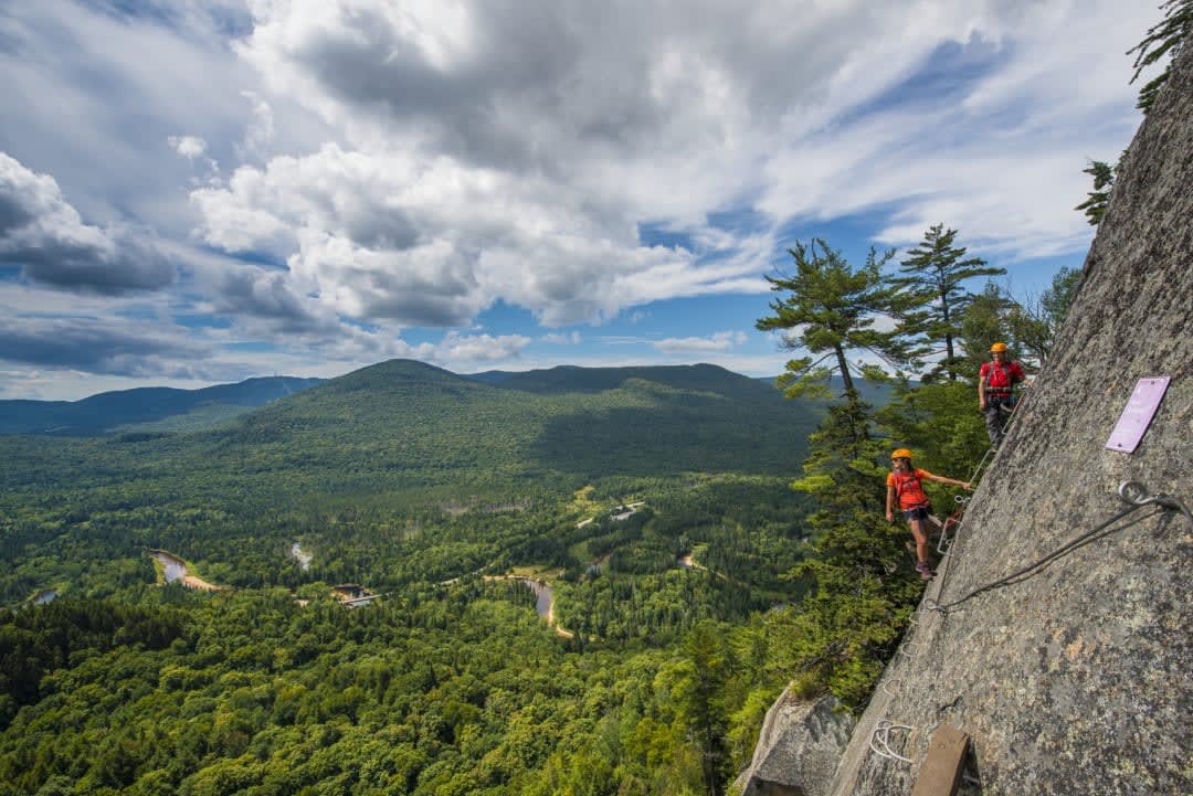 Via ferrata du Diable in Parc National du Mont-Tremblant